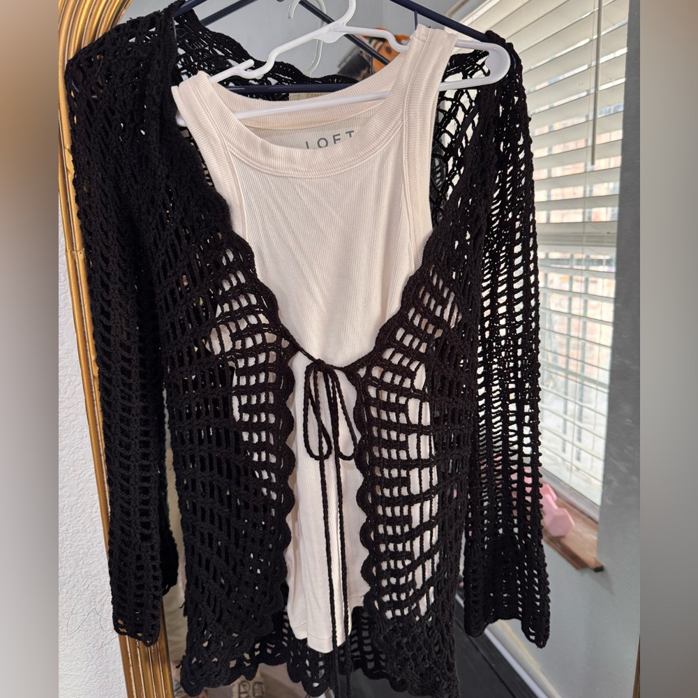 Kroshetta by Papillion vintage crotchet cardigan